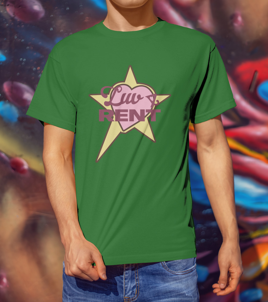 Smino Luv 4 Rent Pink Heart Star T-Shirt