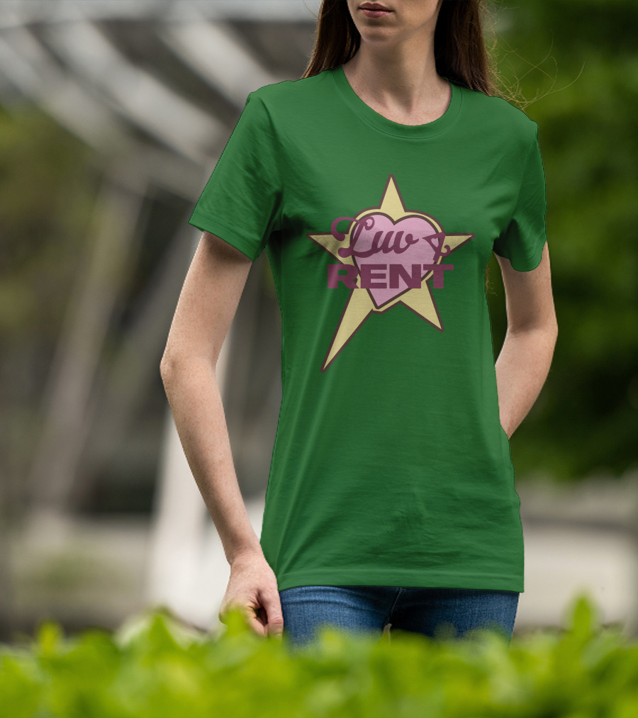 Smino Luv 4 Rent Pink Heart Star T-Shirt