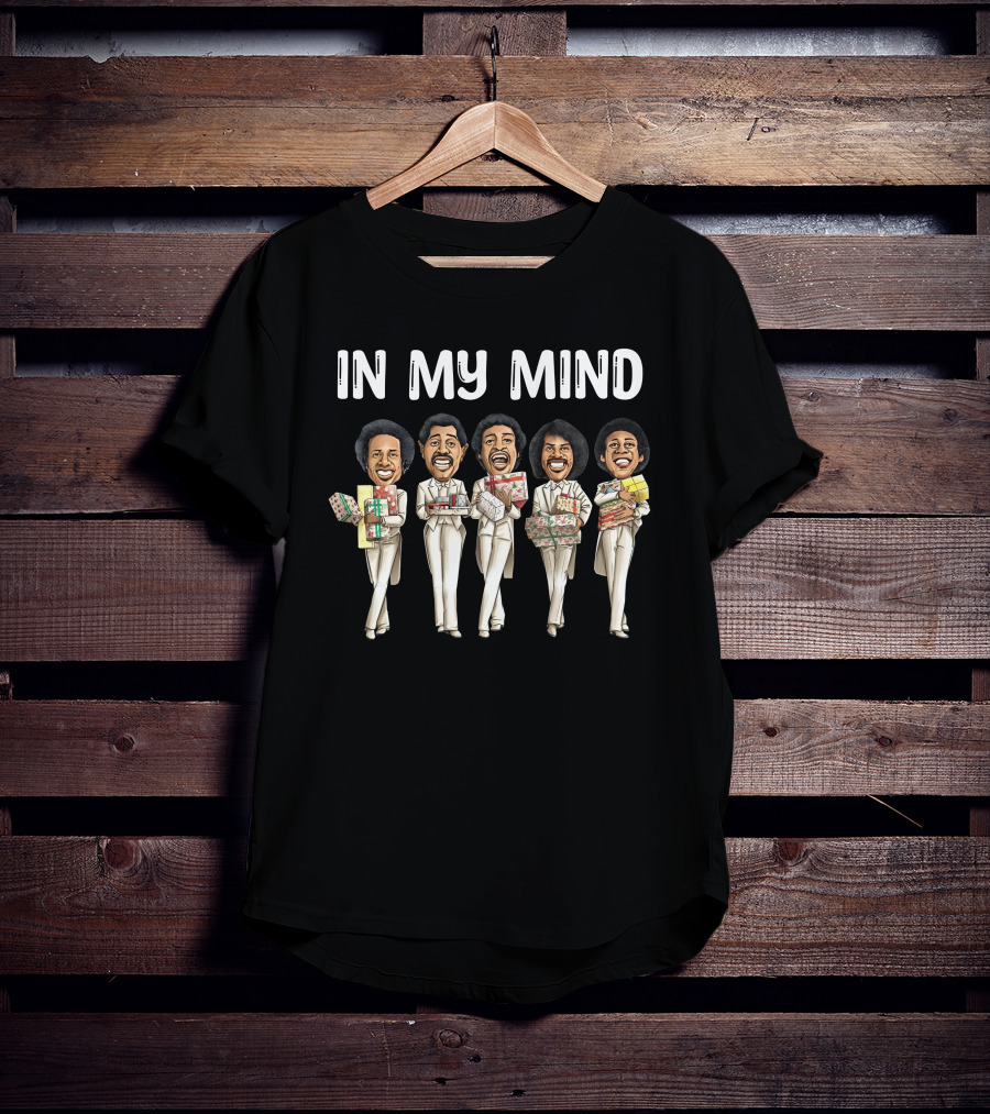 Dj R-Tistic Blackest Christmas Commodores In My Mind T-Shirt
