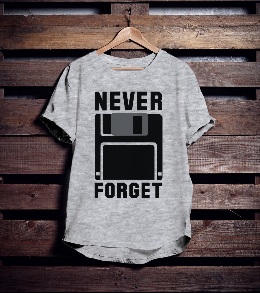 Jack Forge Never Forget Floppy Disk T-Shirt