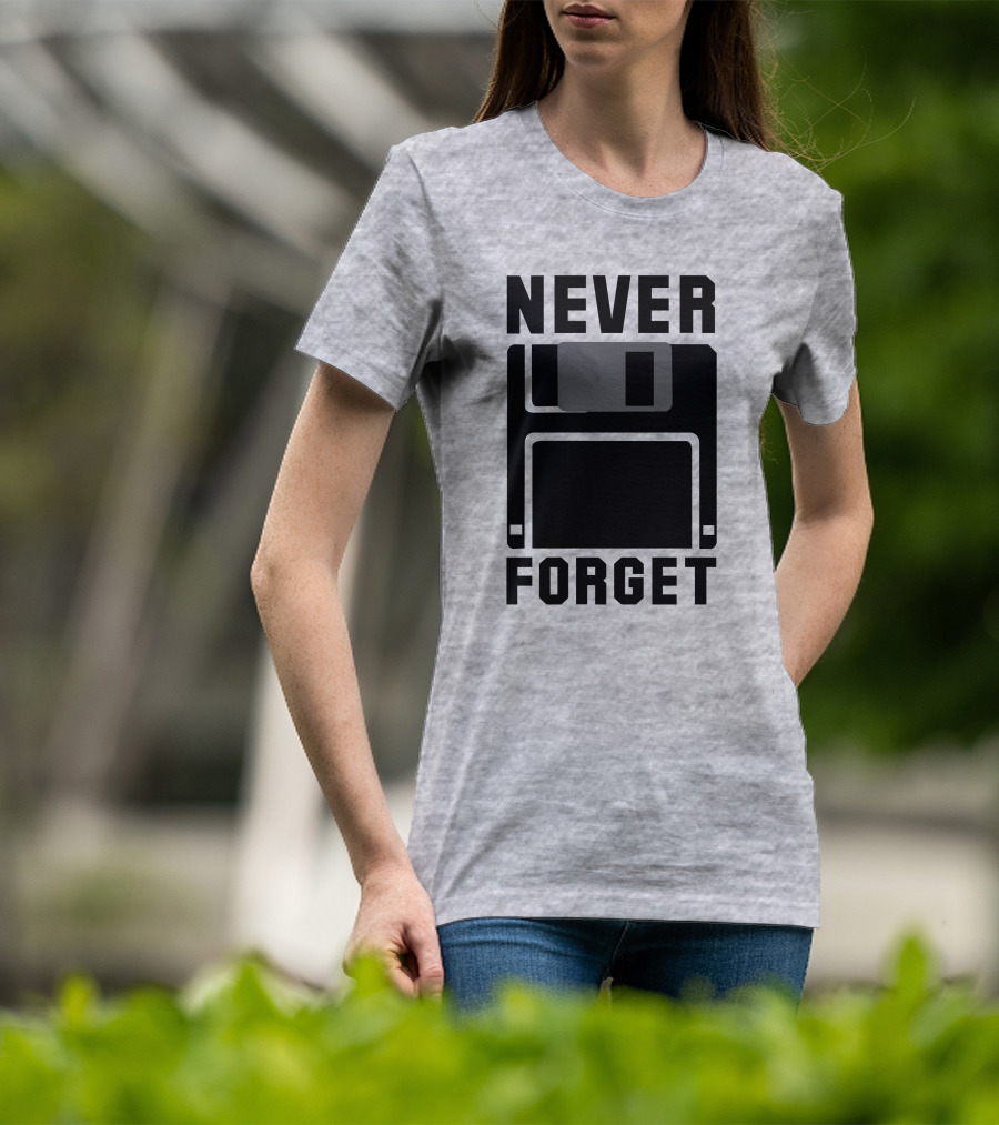 Jack Forge Never Forget Floppy Disk T-Shirt