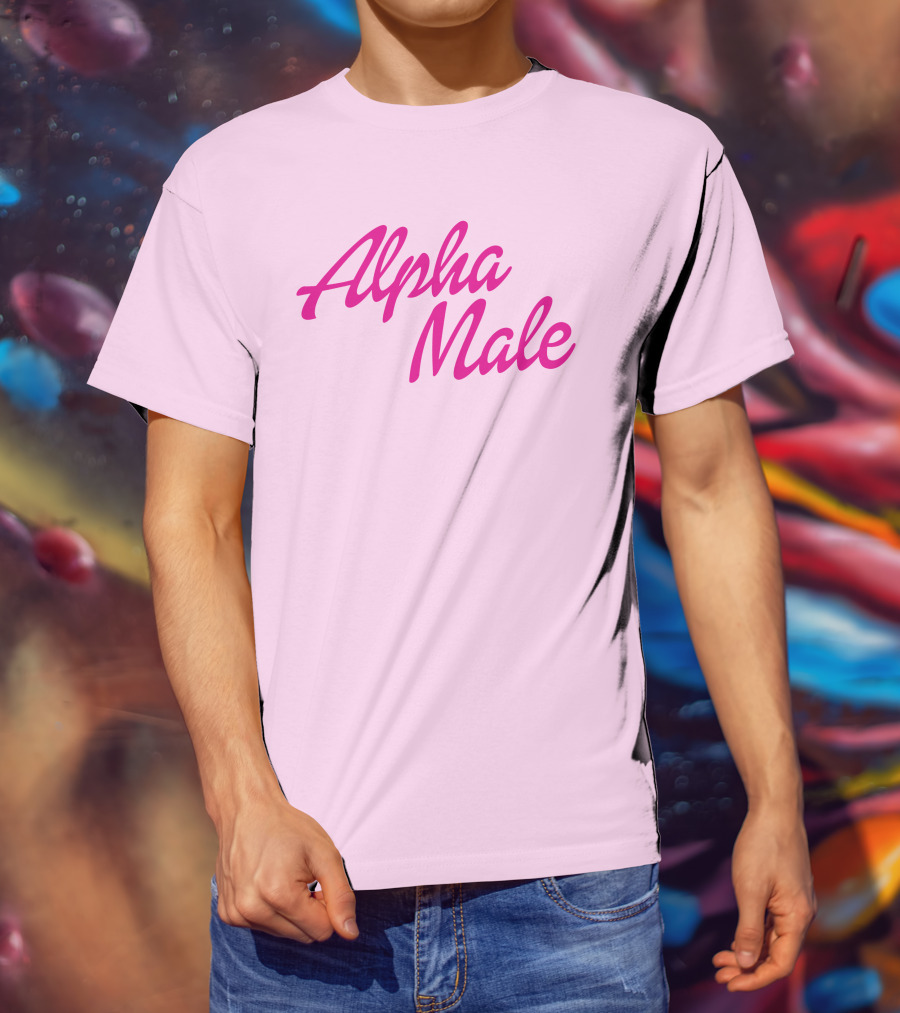 Alpha Male Brys Online Bryson Pink T-Shirt