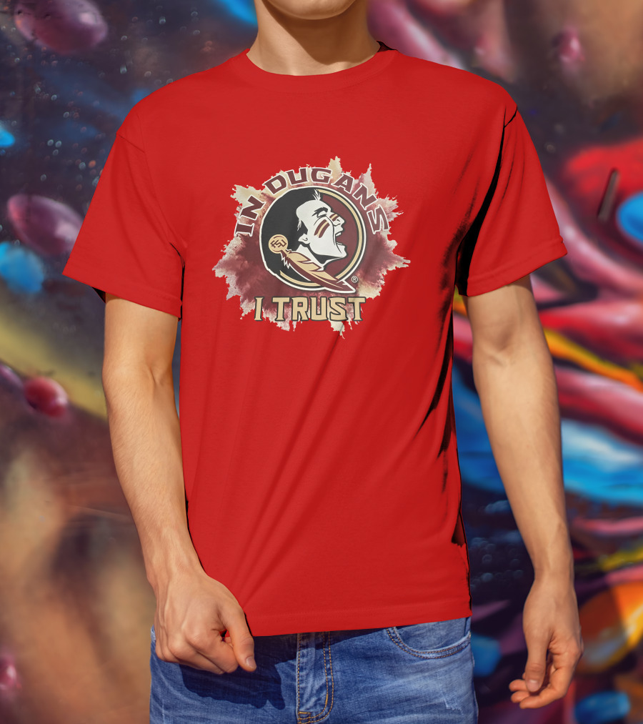 In Dugans I Trust Seminoles Logo Football Fandom T-Shirt