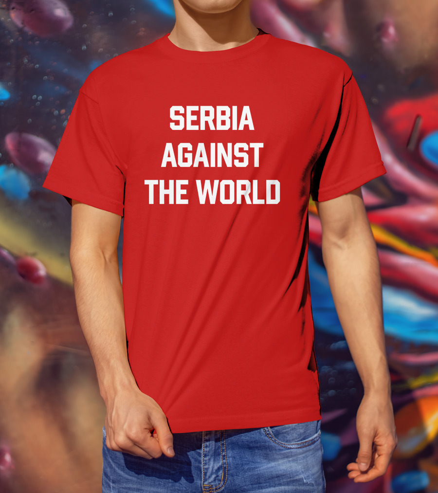 Serbian Football Serbia Against The World Red Passion T-Shirt