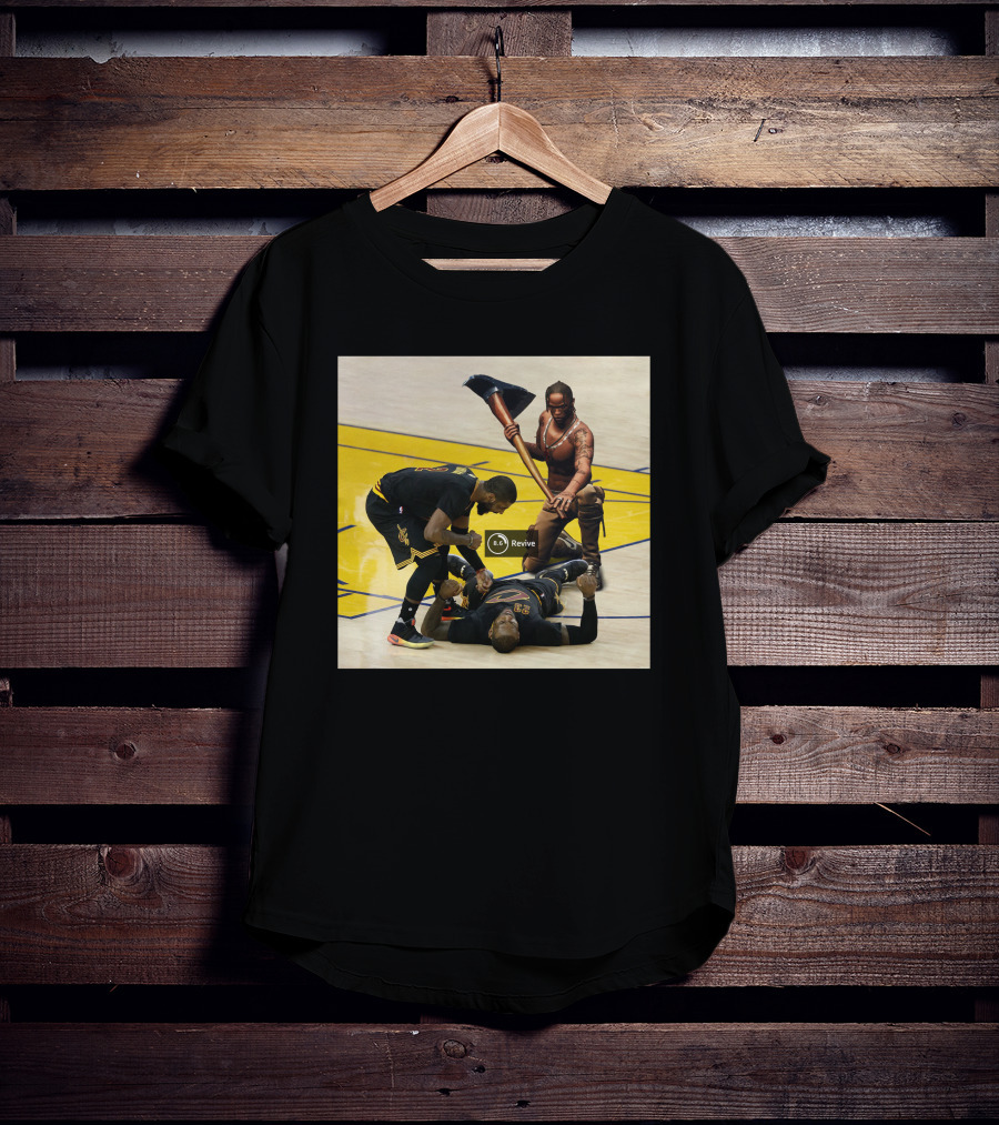 Revive Cleveland Basketball Courtside Gaming Fusion T-Shirt