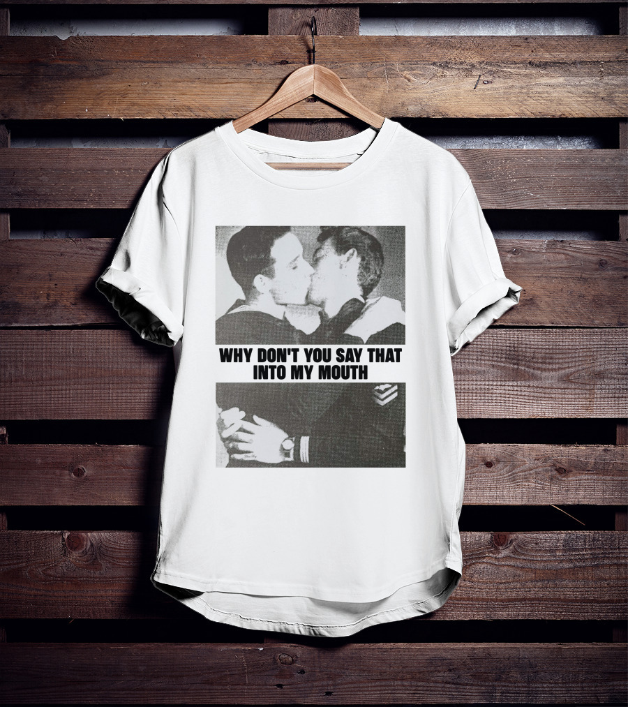 Why Don't You Say That Into My Mouth Frank Iero Must Die T-Shirt