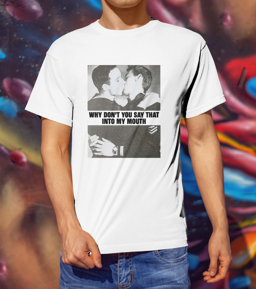 Why Don't You Say That Into My Mouth Frank Iero Must Die T-Shirt