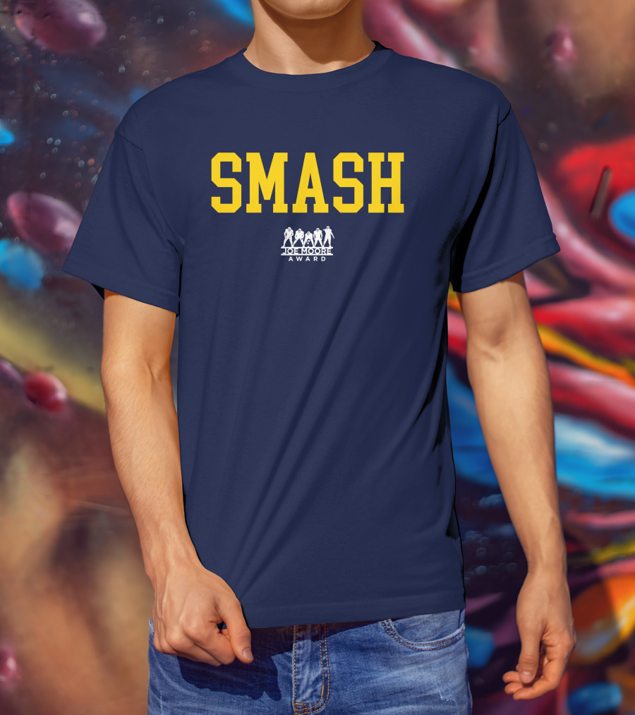 Michigan Football Smash Joe Moore Award T-Shirt