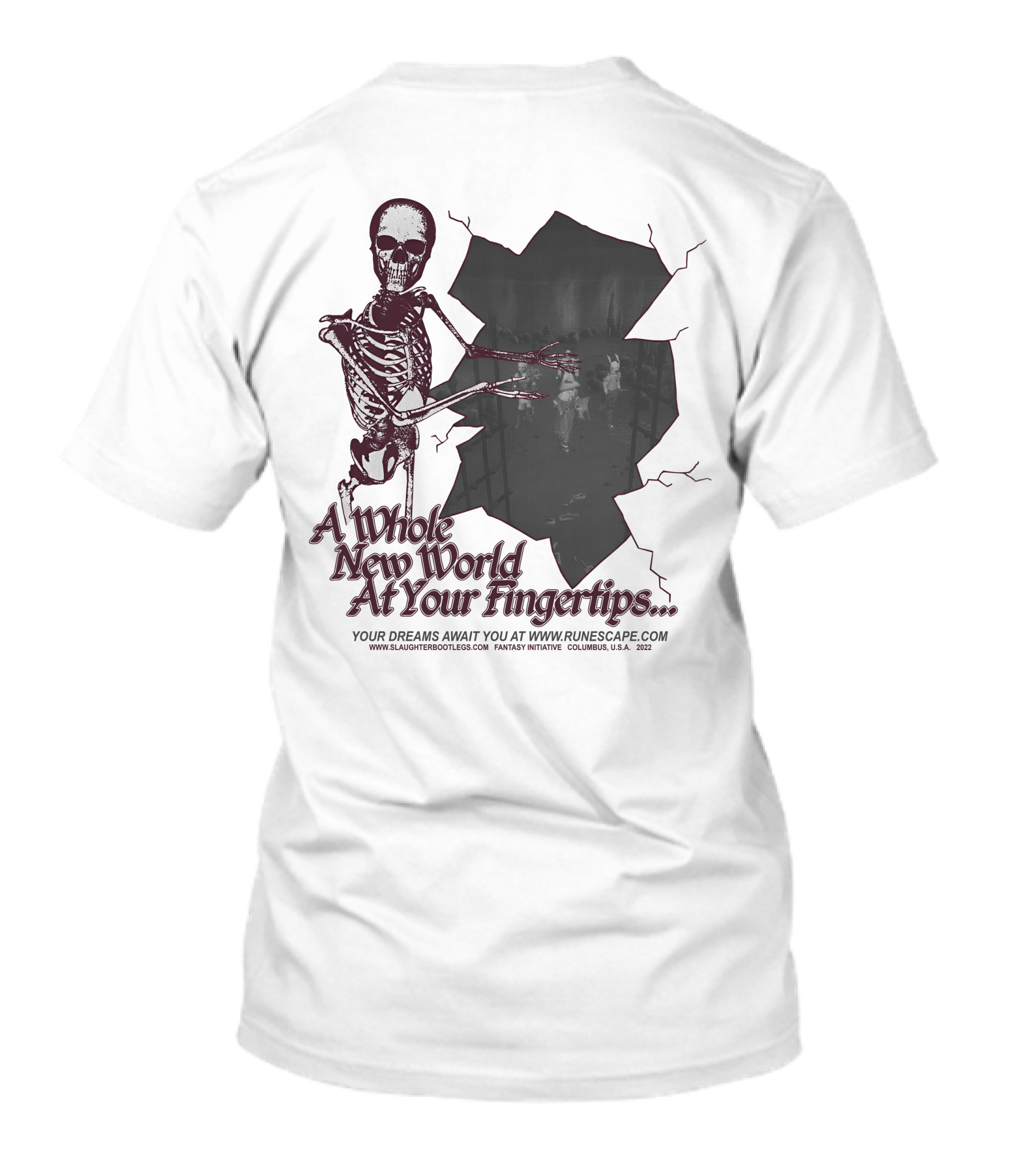 RuneScape A Whole New World At Your Fingertips T-Shirt