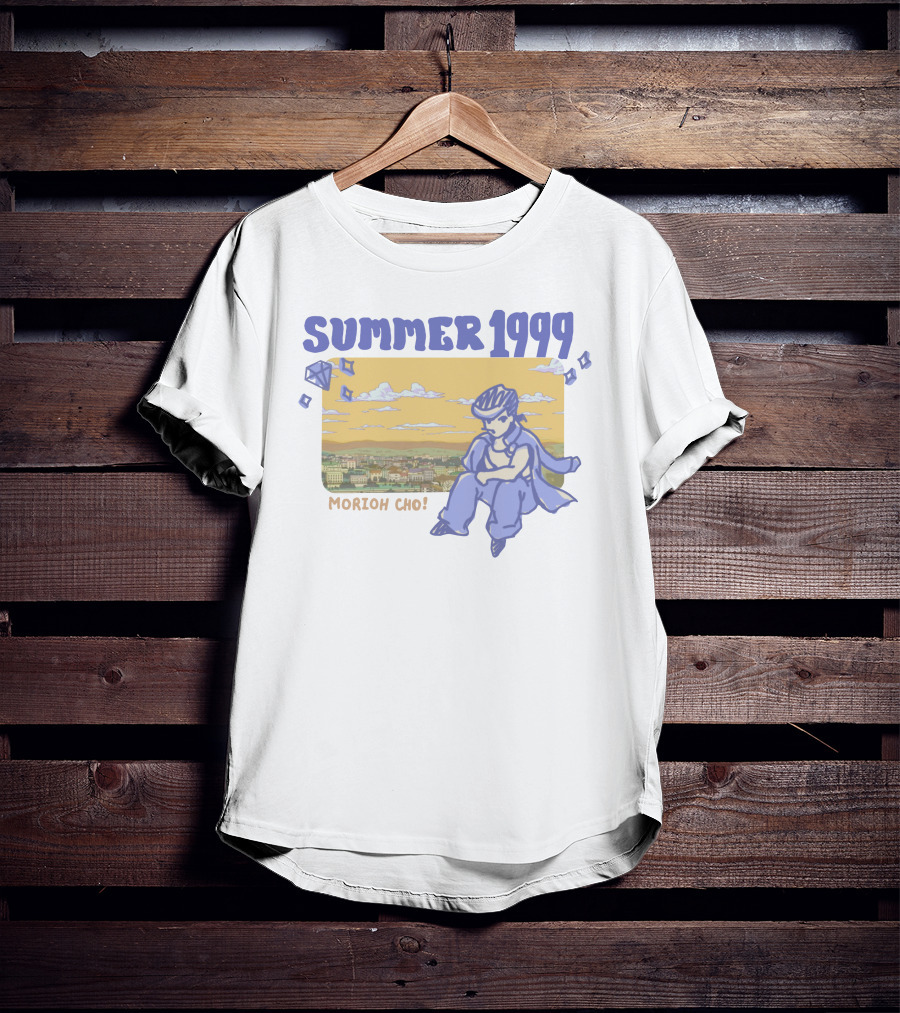 Summer 1999 Morioh Cho Diamond Cityscape With Character T-Shirt