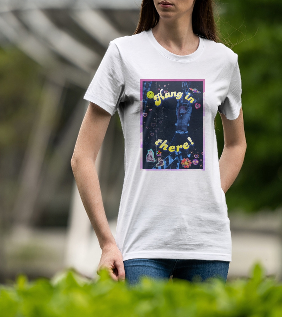 Bruiserbrogan Jeff Hardy Hang In There With Hearts And Smiley Faces T-Shirt