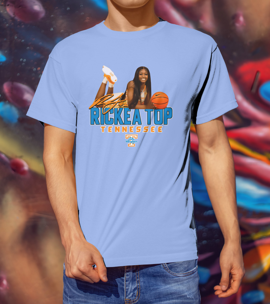 Rickea Top Tennessee Lady Vols Basketball Orange Mountain T-Shirt