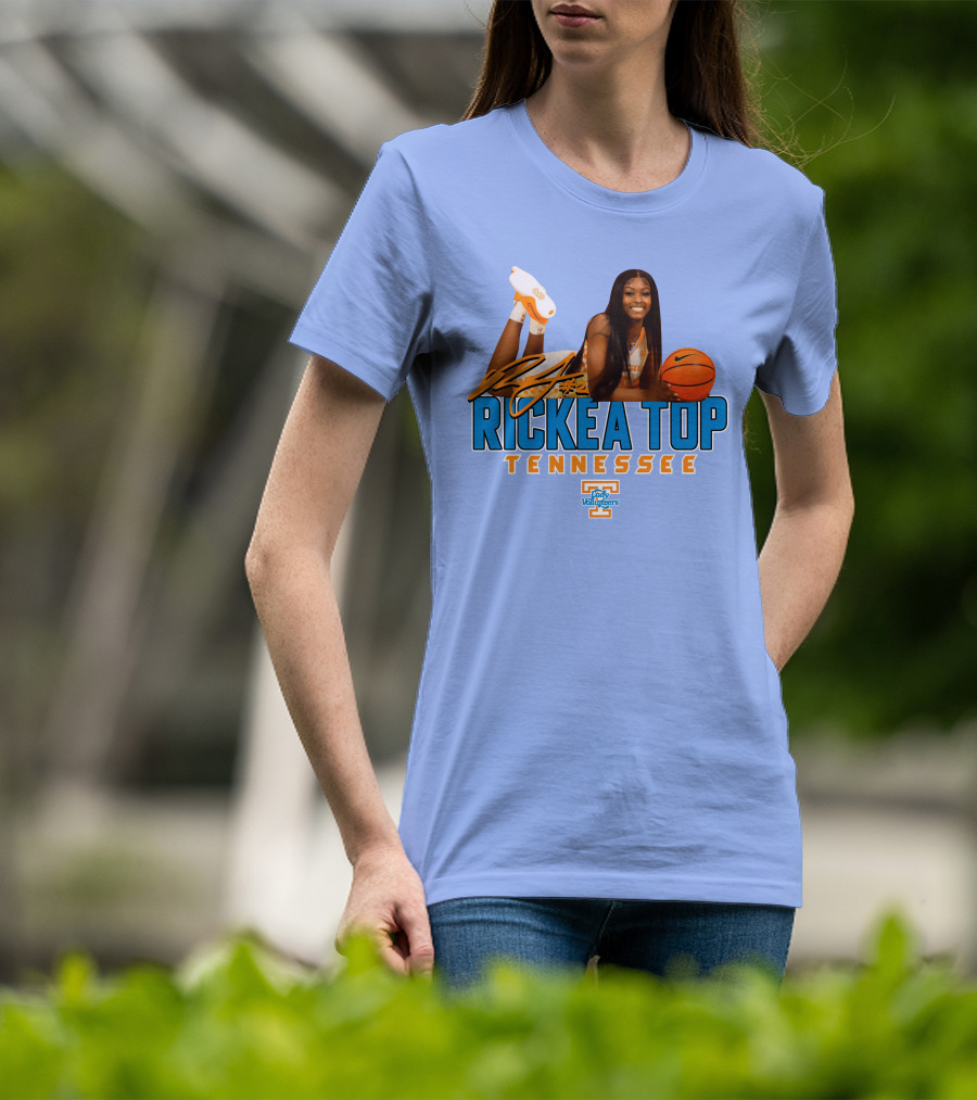 Rickea Top Tennessee Lady Vols Basketball Orange Mountain T-Shirt