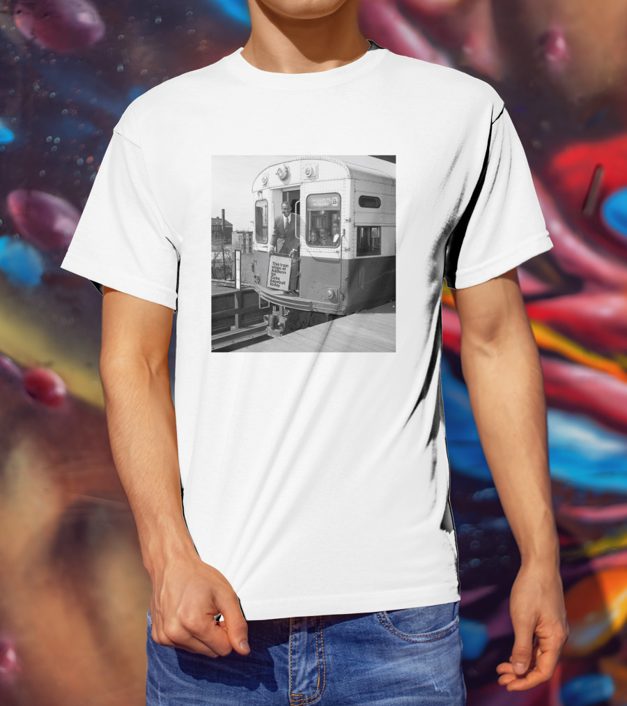 This Train Stops At Addison For Cubs Fans Chicago Howard T-Shirt