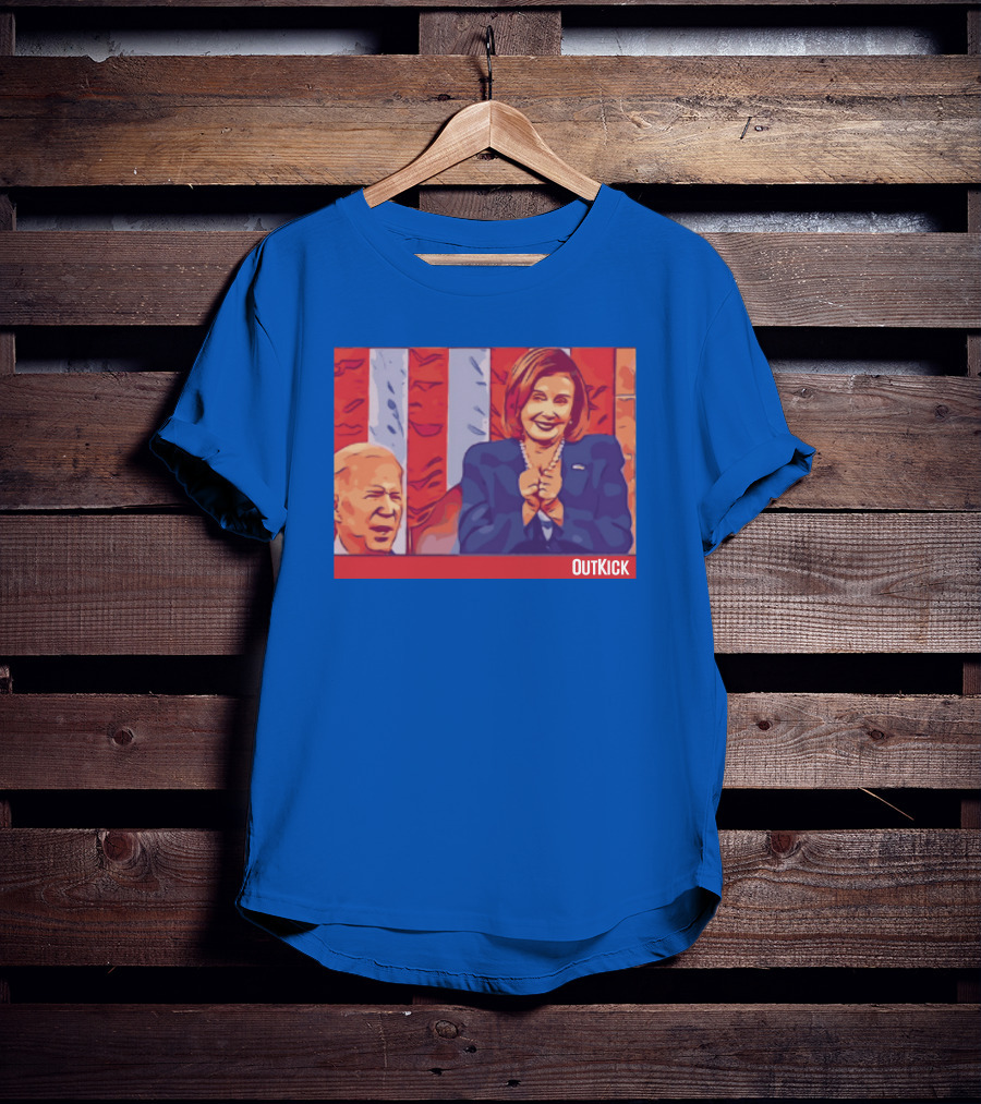 OutKick Creepy Pelosi Patriotic T-Shirt