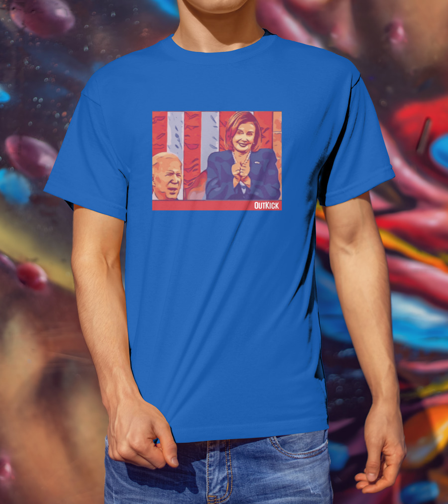 OutKick Creepy Pelosi Patriotic T-Shirt