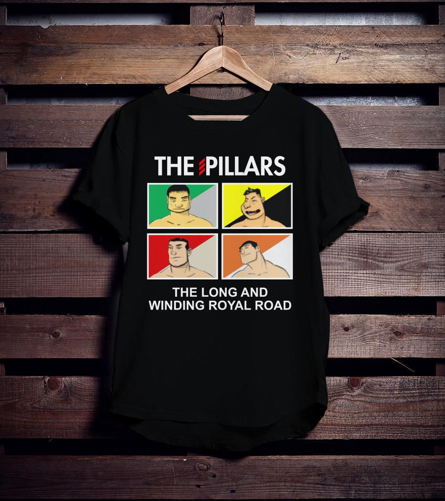The Pillars The Long And Winding Royal Road Manga Cartoon Characters T-Shirt