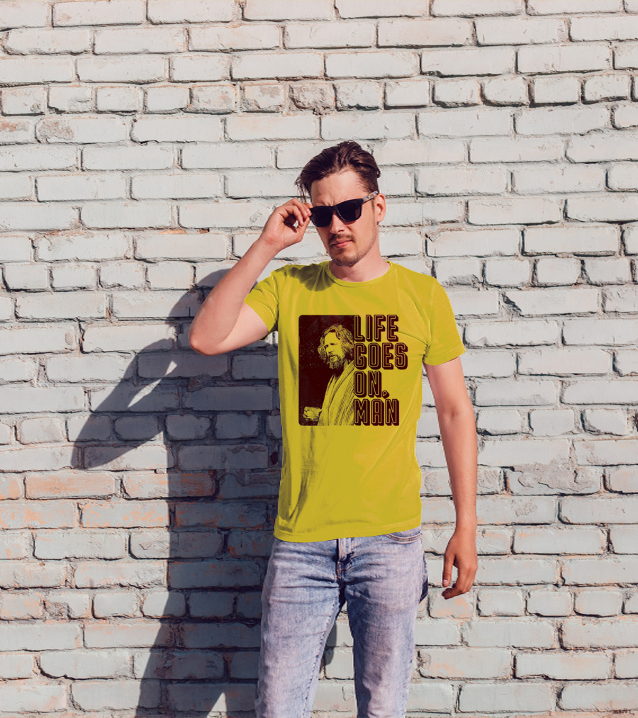 Life Goes On Man Retro Vibe T-Shirt