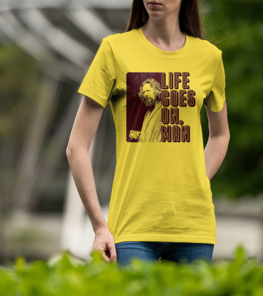 Life Goes On Man Retro Vibe T-Shirt
