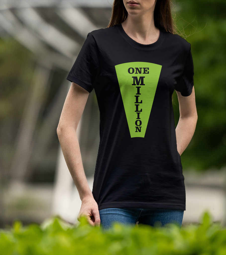 One Million Dollar Wedge Wheel Of Fortune Iconic Game Show T-Shirt