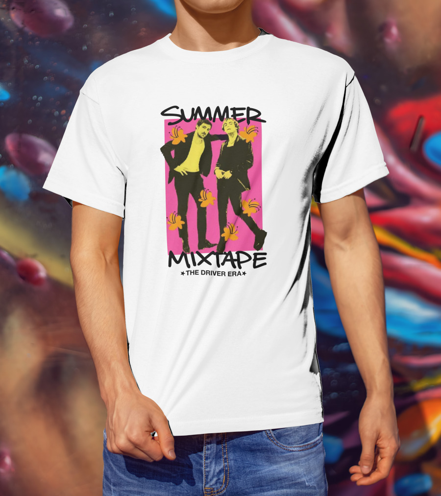 Summer Mixtape The Driver Era Neon Duo With Flowers T-Shirt