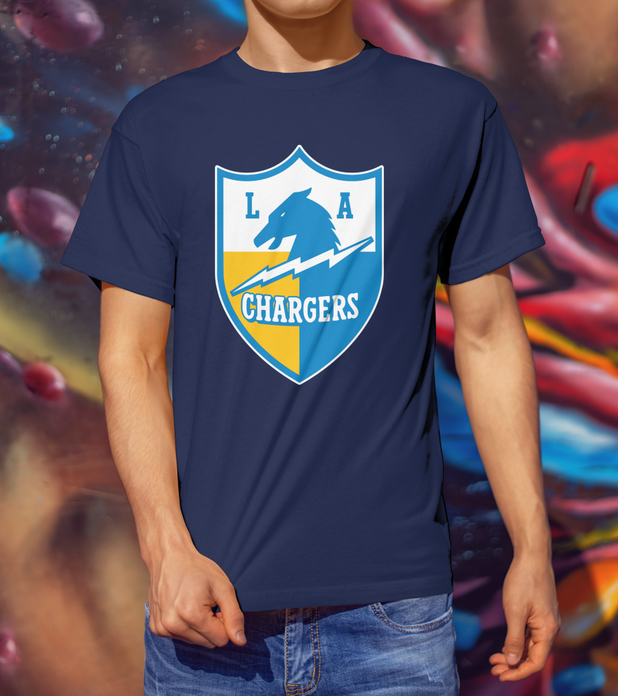 Los Angeles Chargers LA Shield Chargers Vintage T-Shirt