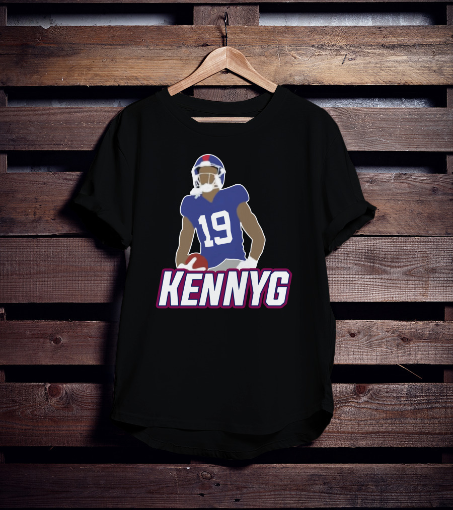 KENNYG 19 Football Player T-Shirt
