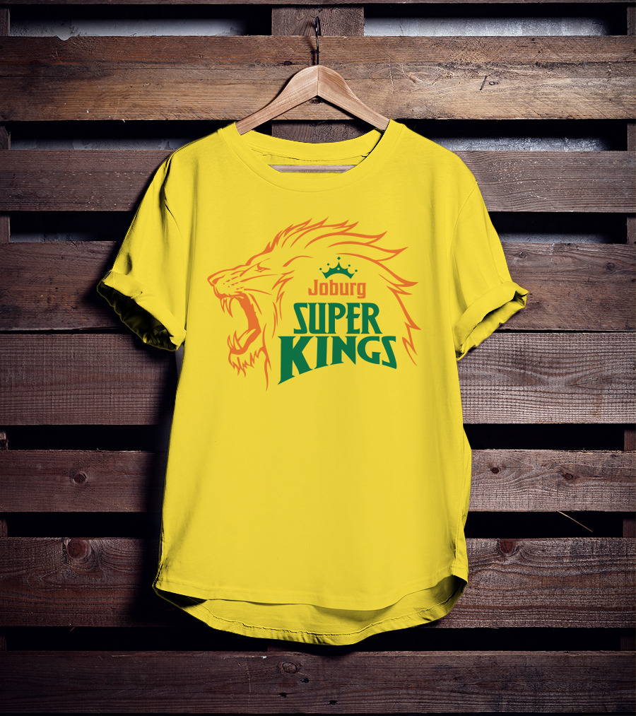 Joburg Super Kings Roaring Lion Emblem T-Shirt