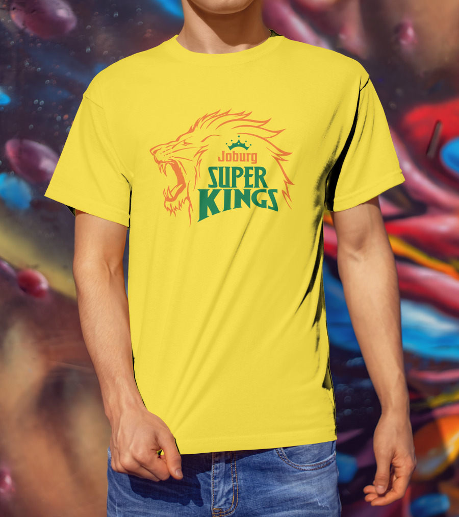 Joburg Super Kings Roaring Lion Emblem T-Shirt