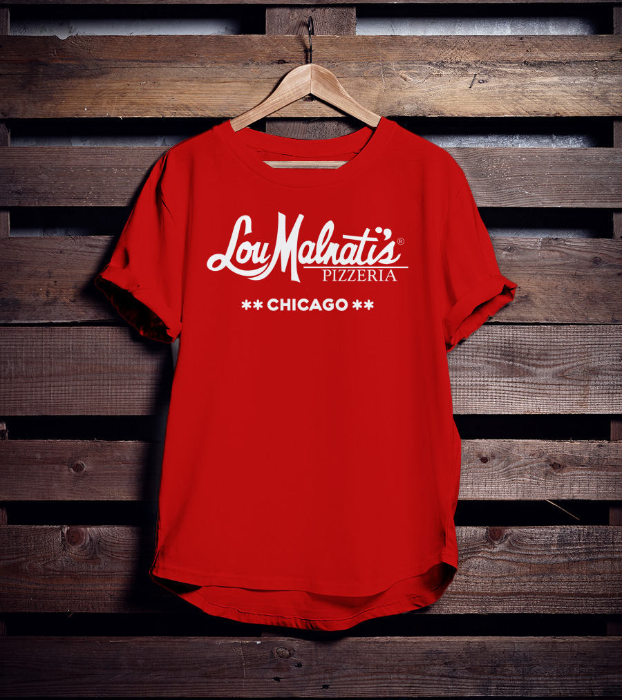 Lou Malnati's Pizzeria Chicago Iconic Red T-Shirt