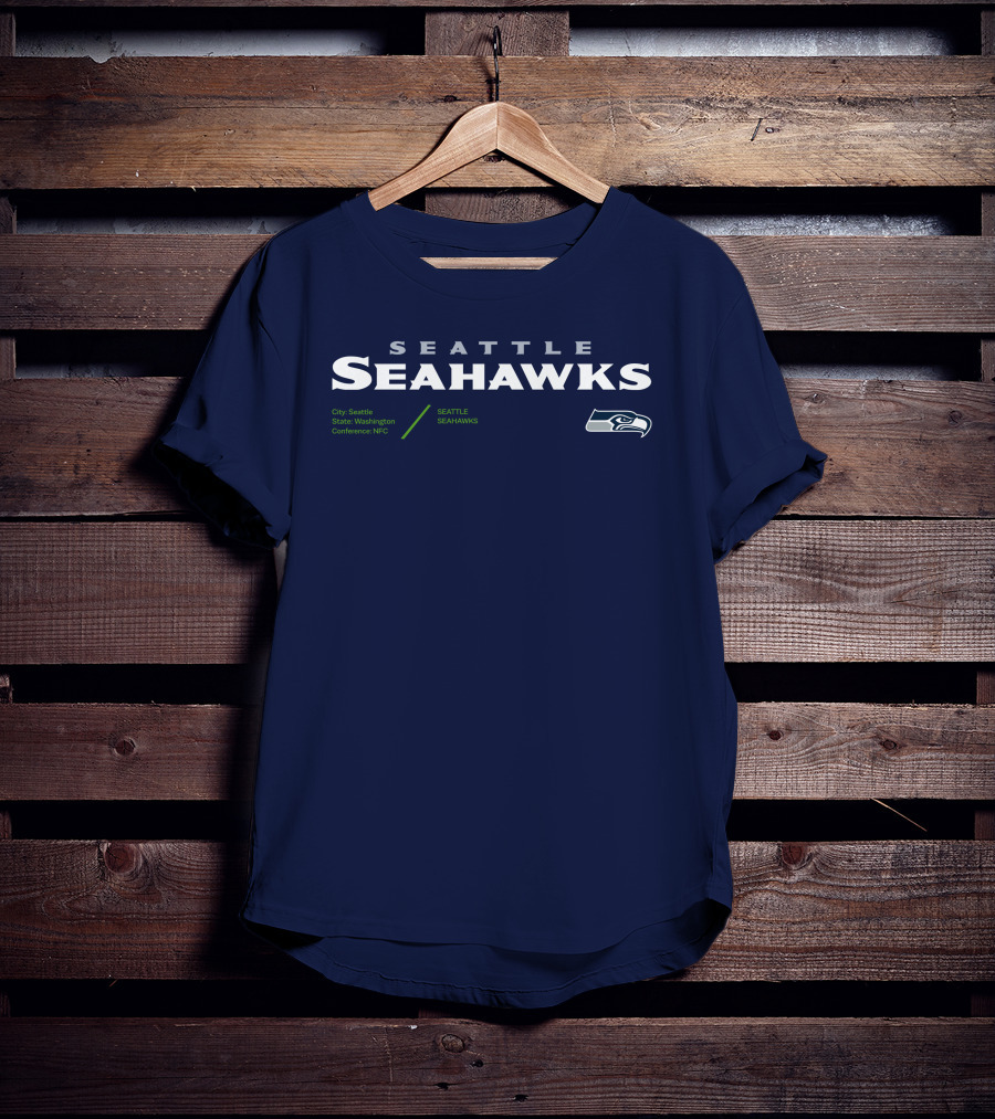 Seattle Seahawks City Seattle State Washington Conference NFC T-Shirt