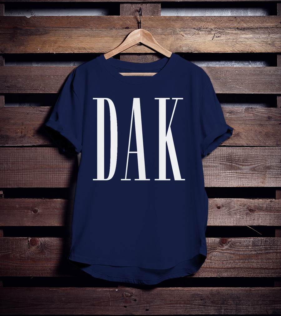 DAK Cowboys Quarterback Football Fan Gear T-Shirt
