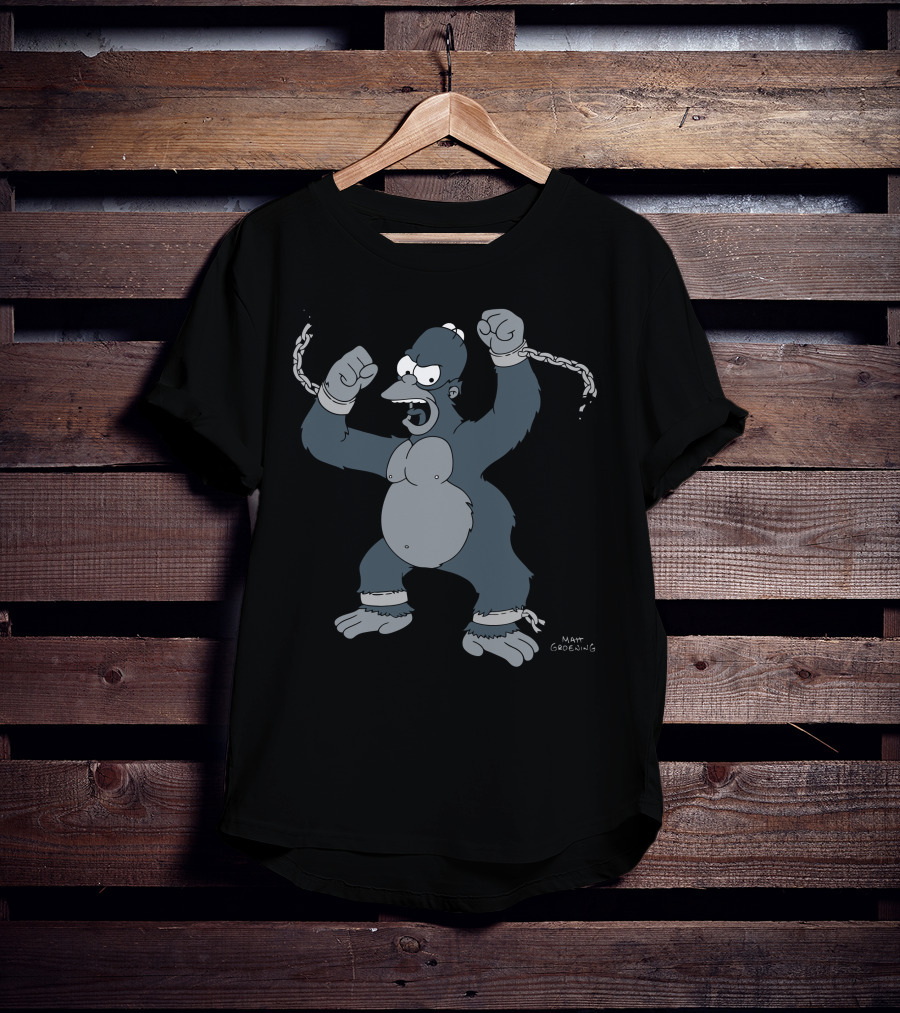 King Homer The Simpsons Matt Groening T-Shirt