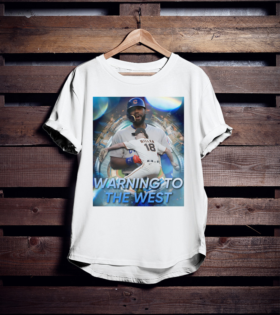 Warning To The West Miller 18 Baseball Showdown T-Shirt
