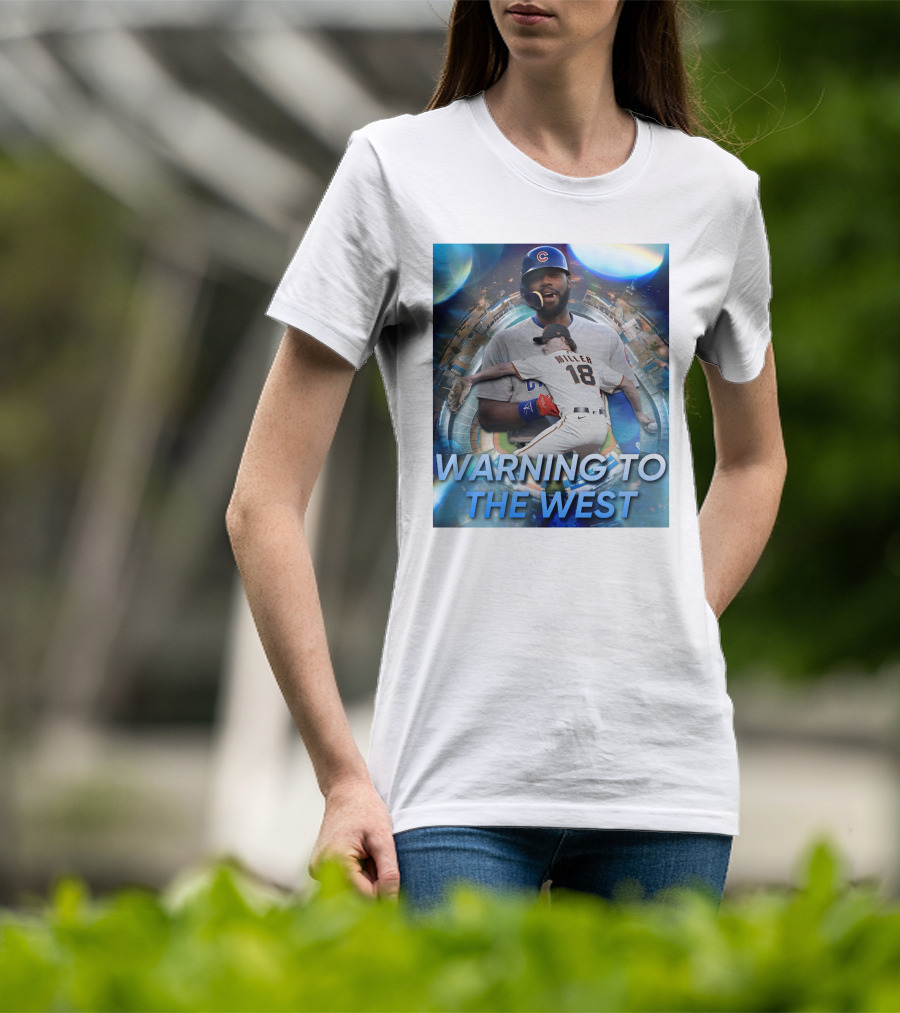 Warning To The West Miller 18 Baseball Showdown T-Shirt