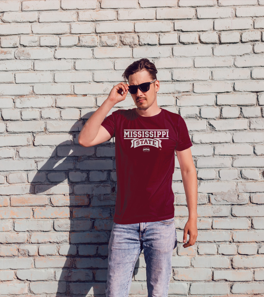 Mississippi State University Bulldogs M State Wordmark T-Shirt