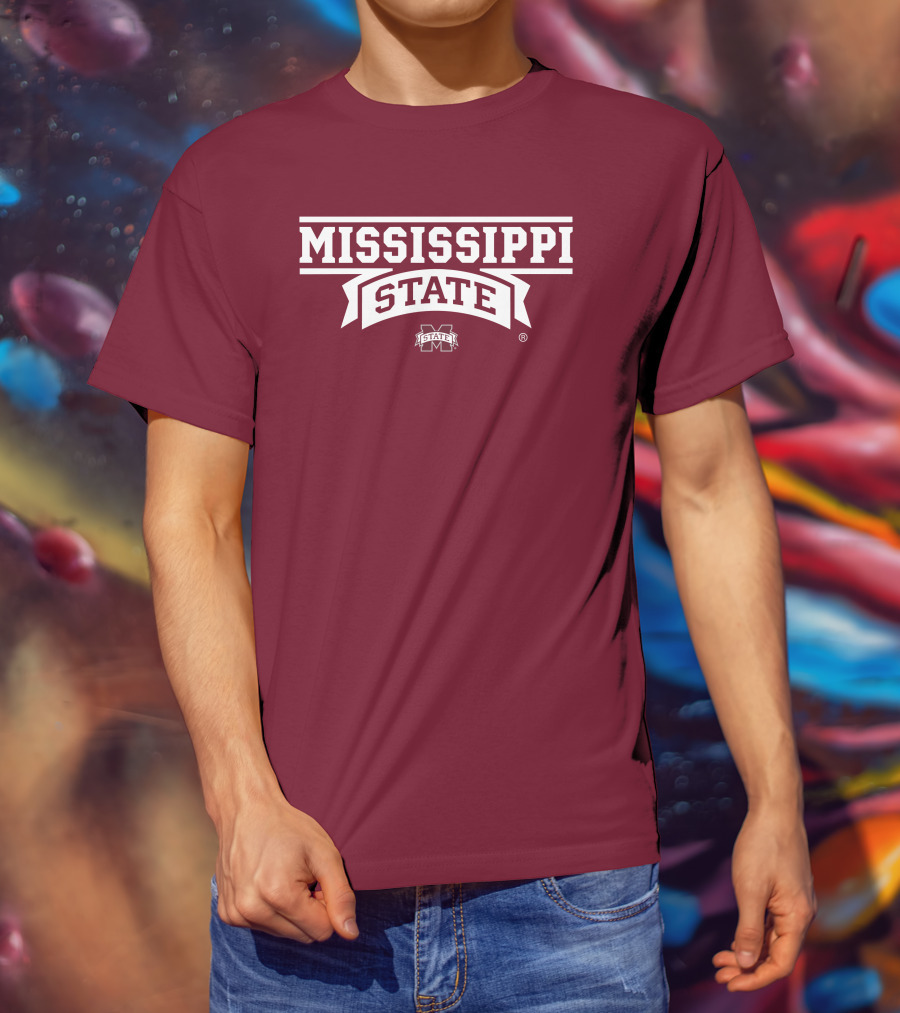 Mississippi State University Bulldogs M State Wordmark T-Shirt