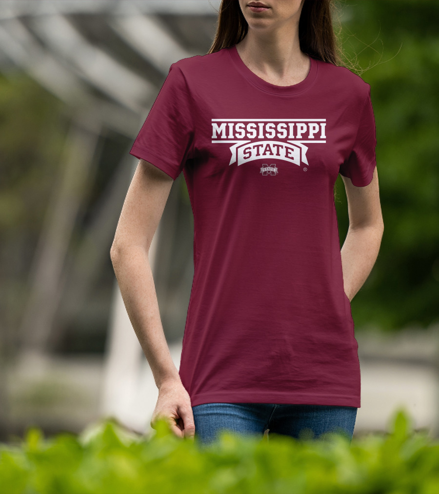 Mississippi State University Bulldogs M State Wordmark T-Shirt