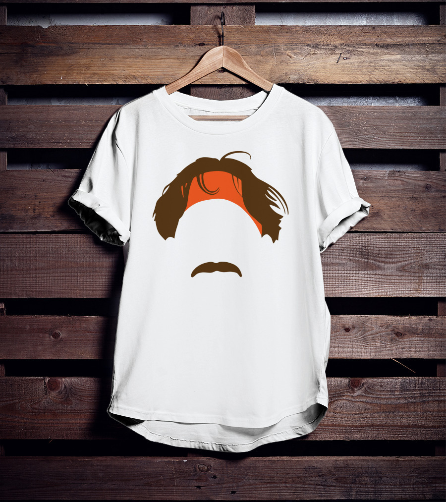 The Bvp Headband And Mustache T-Shirt