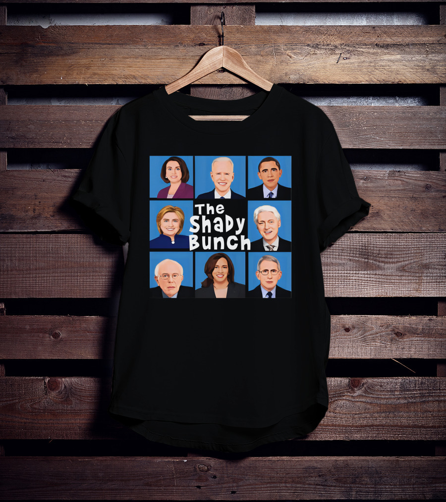 The Shady Bunch Clown World Political Figures T-Shirt