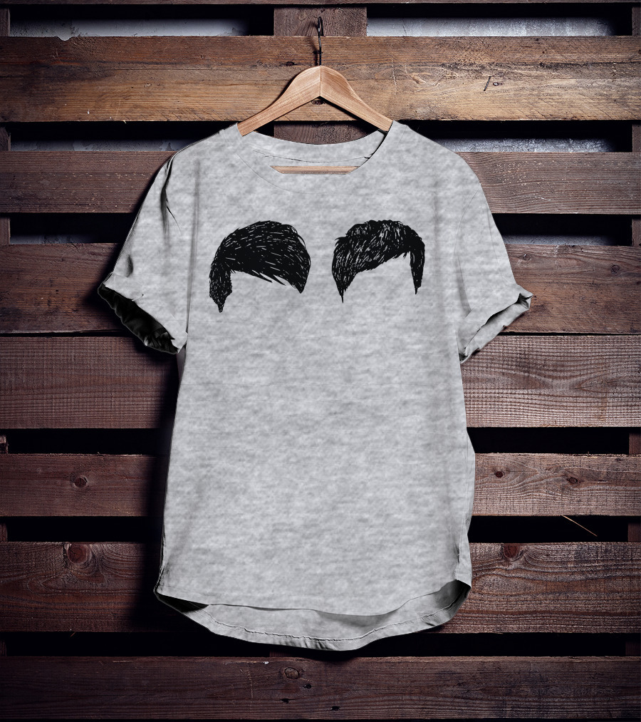 Dan And Phil Fringe Hair Iconic T-Shirt