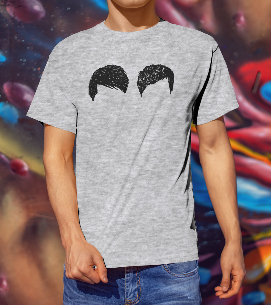 Dan And Phil Fringe Hair Iconic T-Shirt