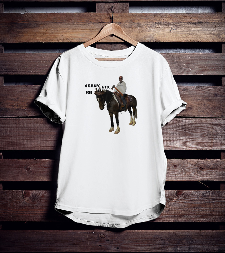 The Triple Crown $Sbny $Si Ftx Cryptocurrency Horse Rider T-Shirt