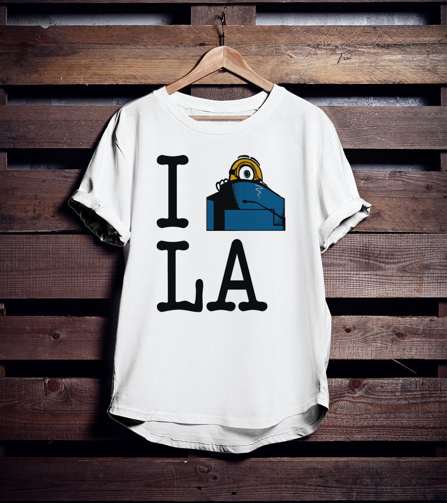 I Love Yellow Guy LA T-Shirt
