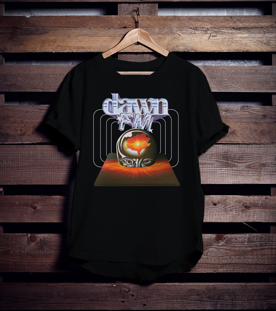 Dawn FM Surreal Orb And Geometric Energy Burst T-Shirt