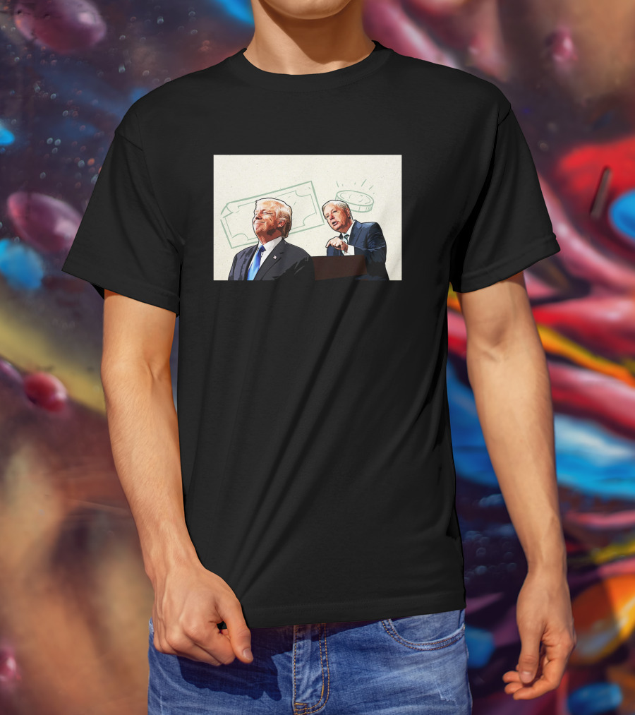 Lindsey Graham Pleads For Donations With Financial T-Shirt