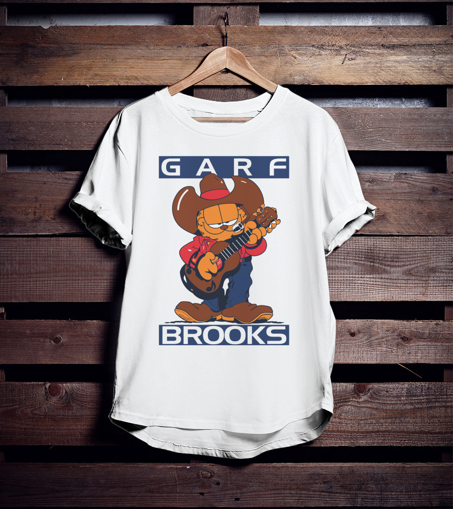 Garfield Garf Brooks Cowboy With Guitar T-Shirt