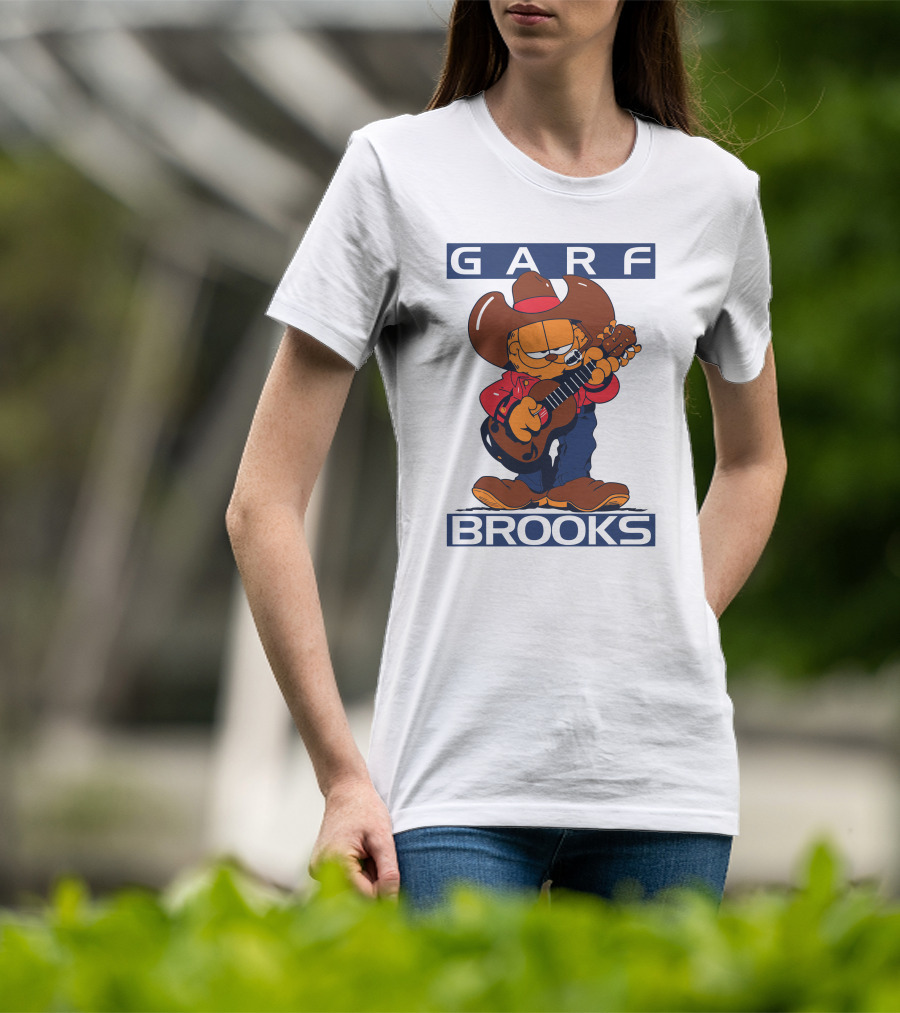 Garfield Garf Brooks Cowboy With Guitar T-Shirt