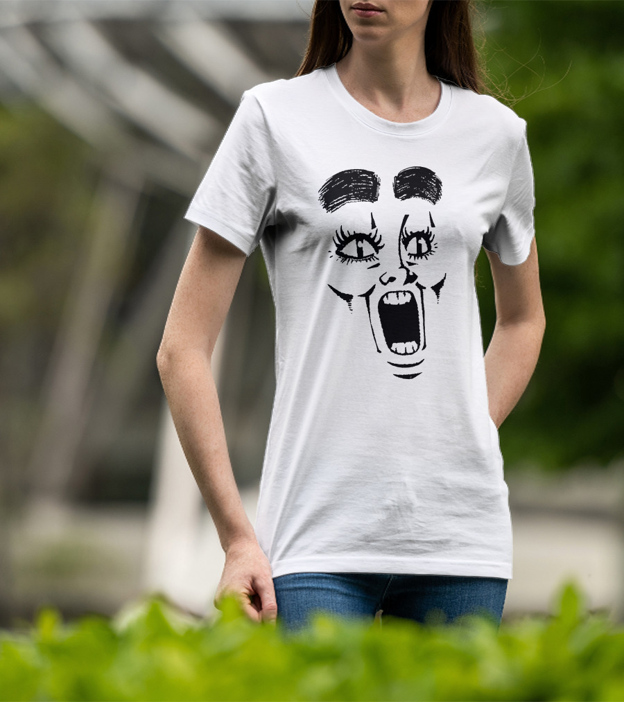 Represent Gasp Bold Expression Face T-Shirt