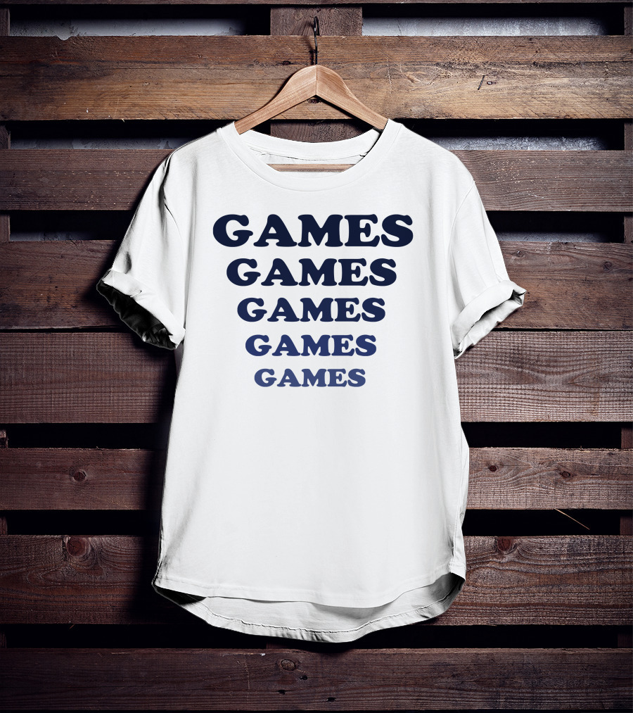 Games Games Games Games Games Infinity T-Shirt